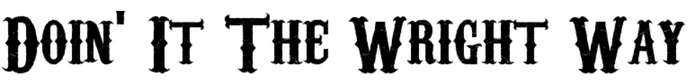 Doin' It The Wright Way logo